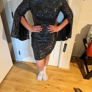 Jovani Split sleeve style#09729